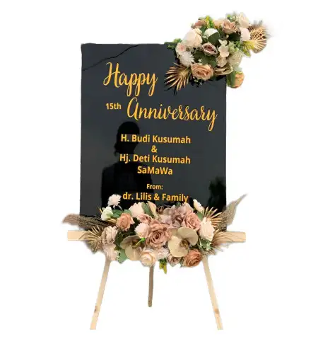 Papan Bunga Akrilik Rangsang